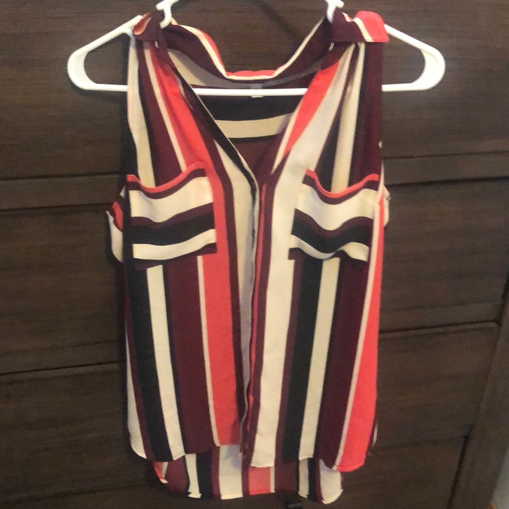 Express Slim fit sleeveless dress shirt